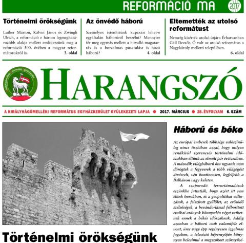 A Haranszó márciusi 2. számának tartalmából (6/2017)