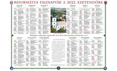 Már kapható a 2022-es falinaptár