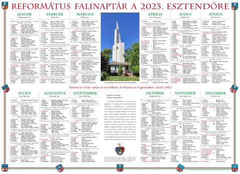 Megjelent a 2023-as református falinaptár