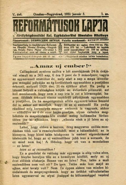 Reformátusok Lapja