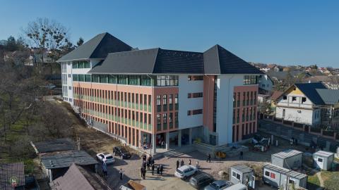 Hálaadás a Wesselényi Kollégium új épületéért Zilahon