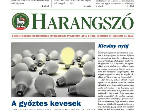 A Harangszó novemberi első számából (21)